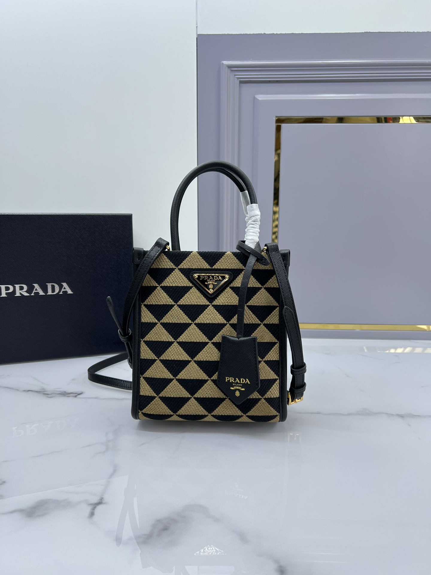 handbags prada 1BA355 17*19*6 - vstockx