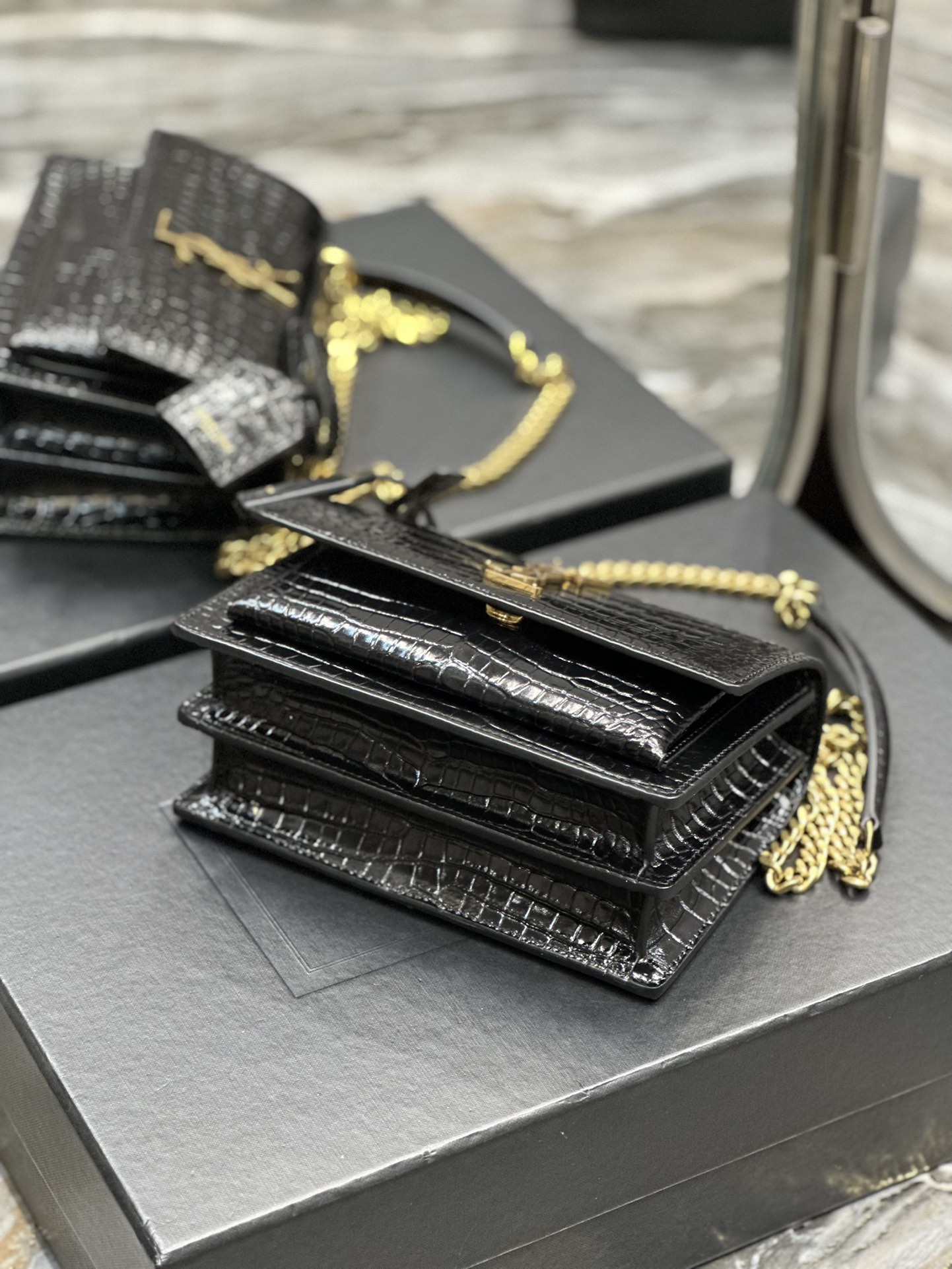 Handbags SAINT LAURENT 441972 size 19  13  8 cm - vstockx
