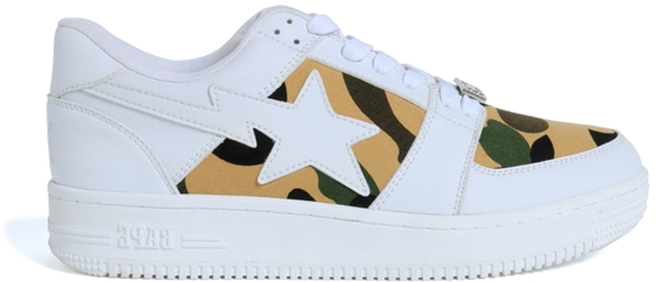 BAPE STA Low M1 White - vstockx