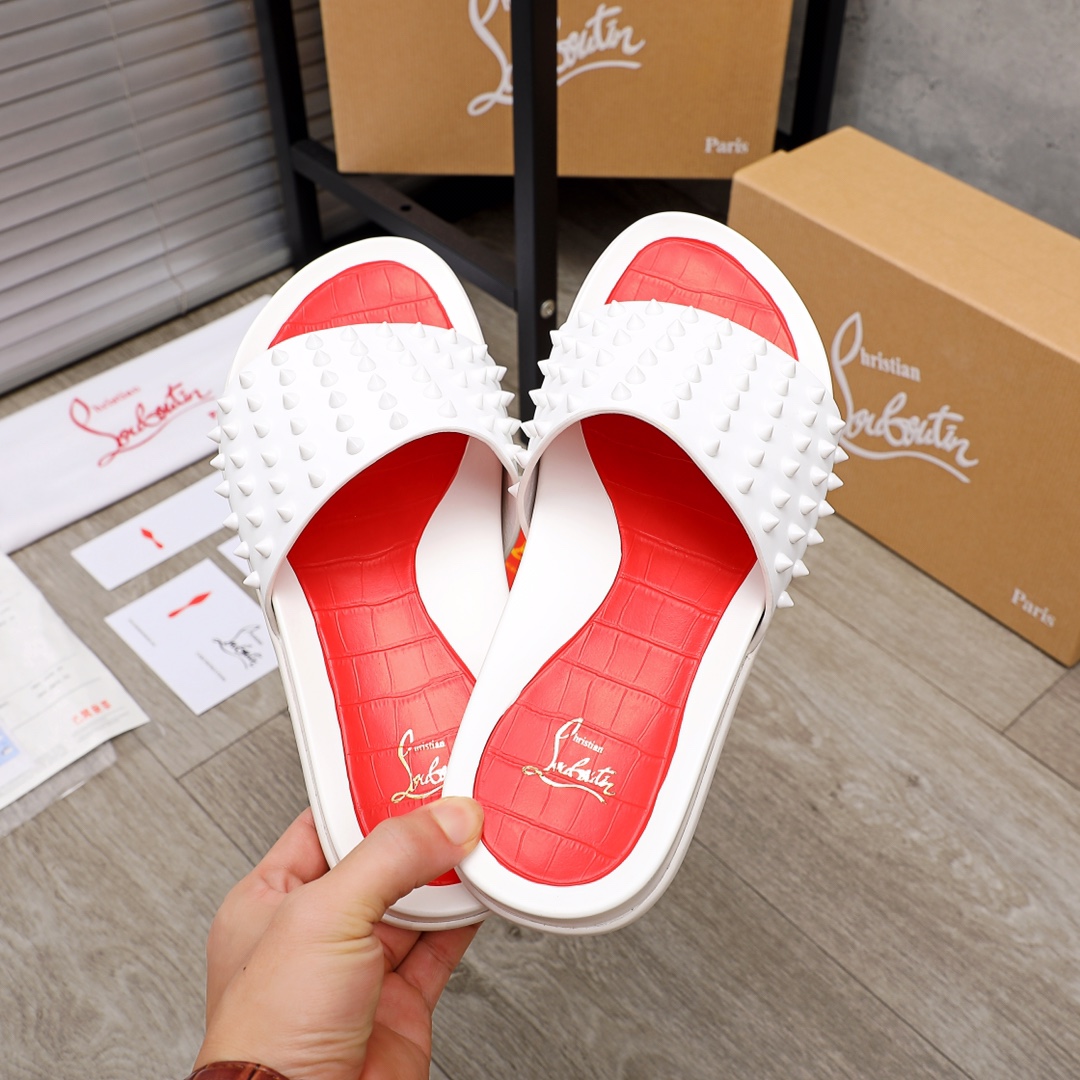 Christian Louboutin Loubi Flip 7 - vstockx