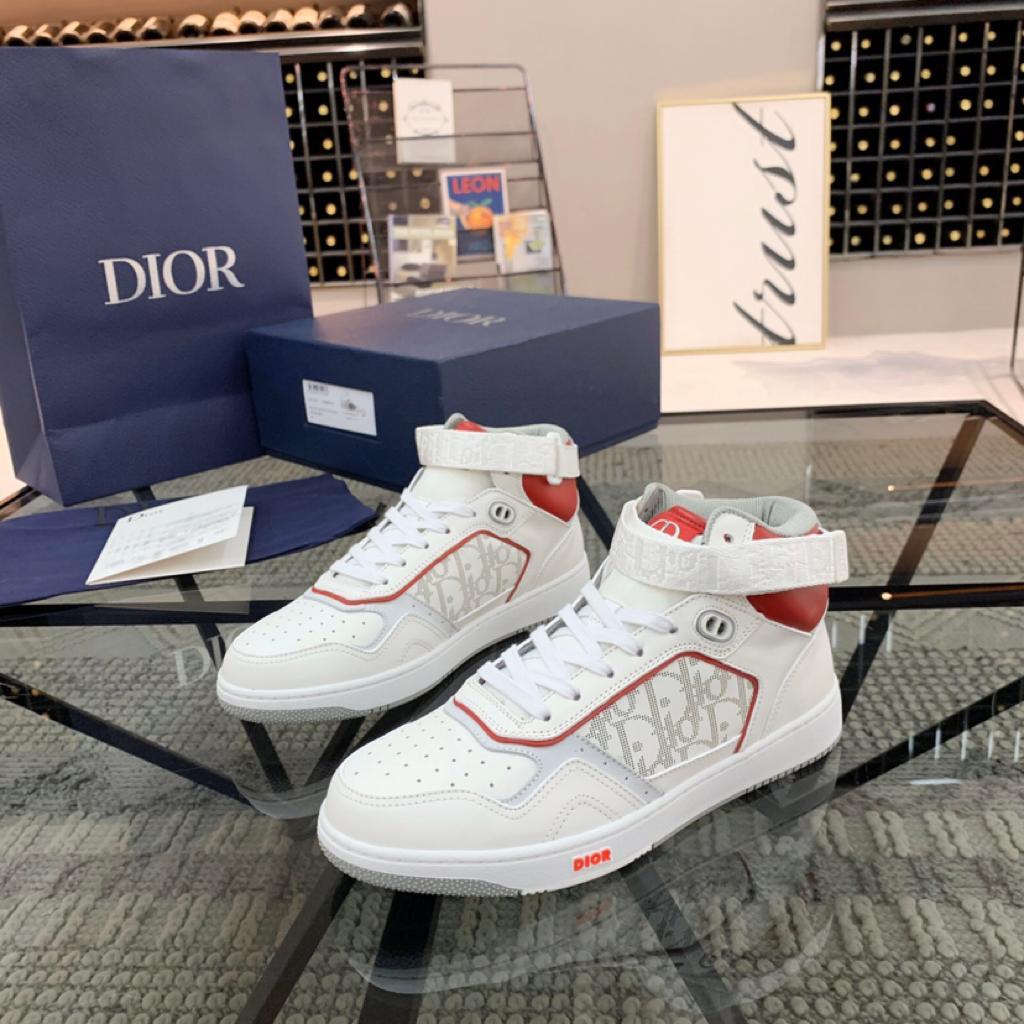 Dior B27 High White Red - vstockx