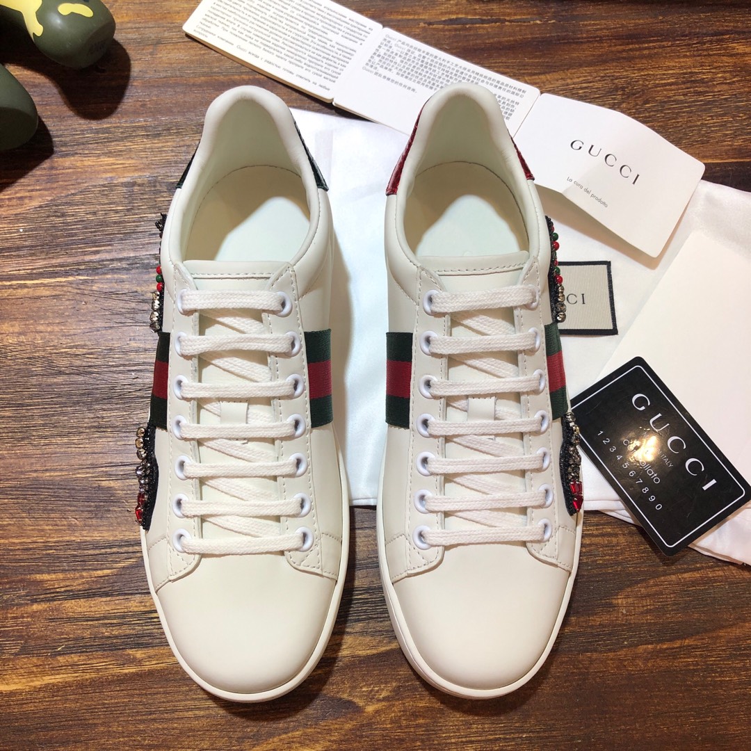 Gucci Ace Embroidered Arrow (W) - vstockx