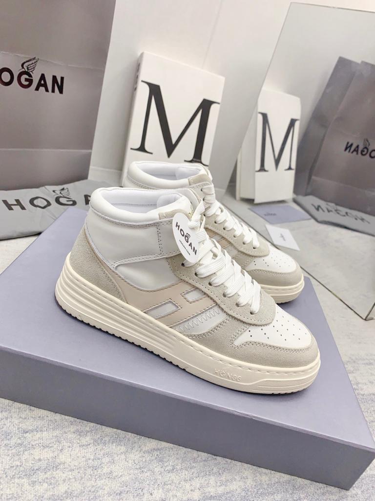 High Top Hogan H630 Silver Ivory - vstockx