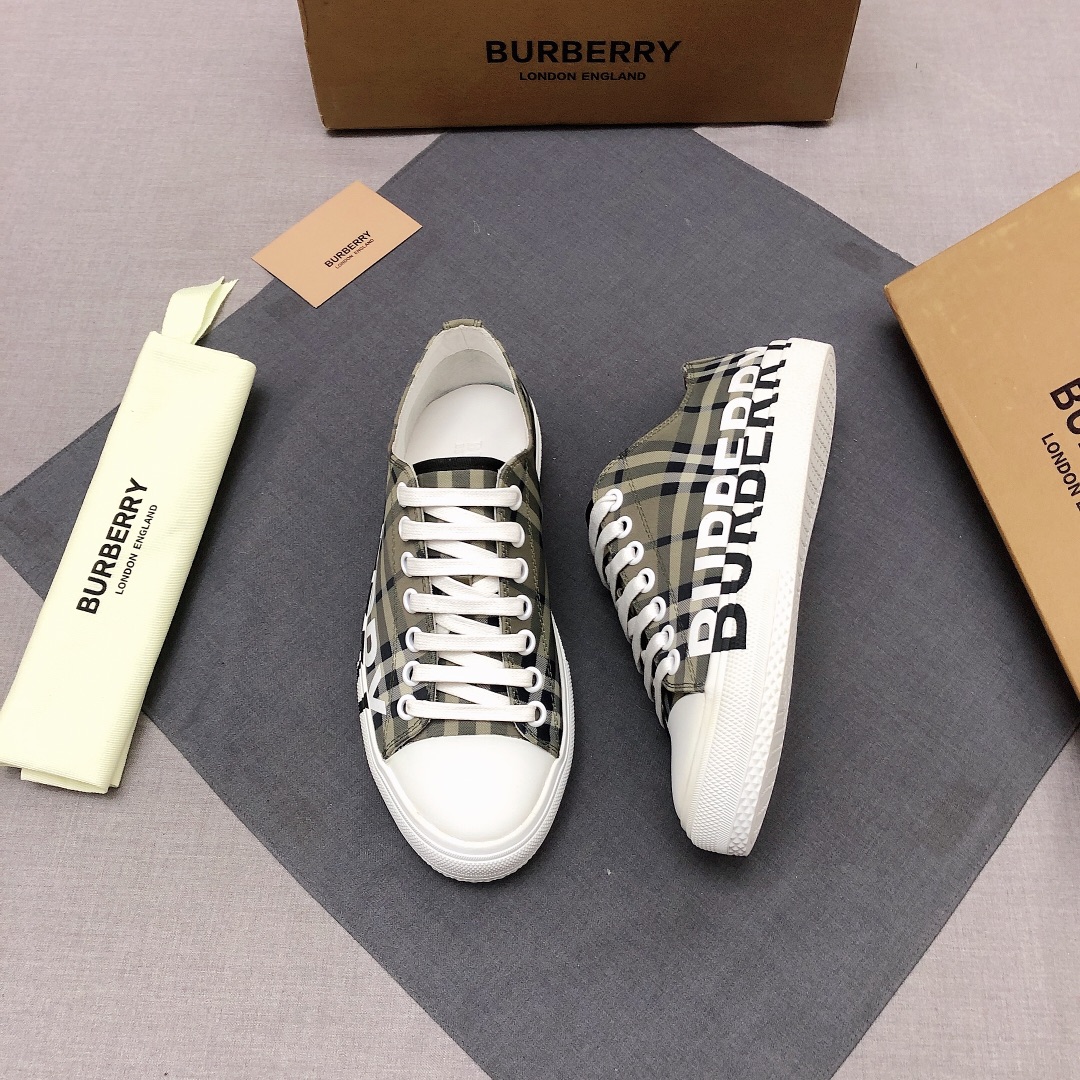 Burberry Perforated Check Sneaker 12 - vstockx