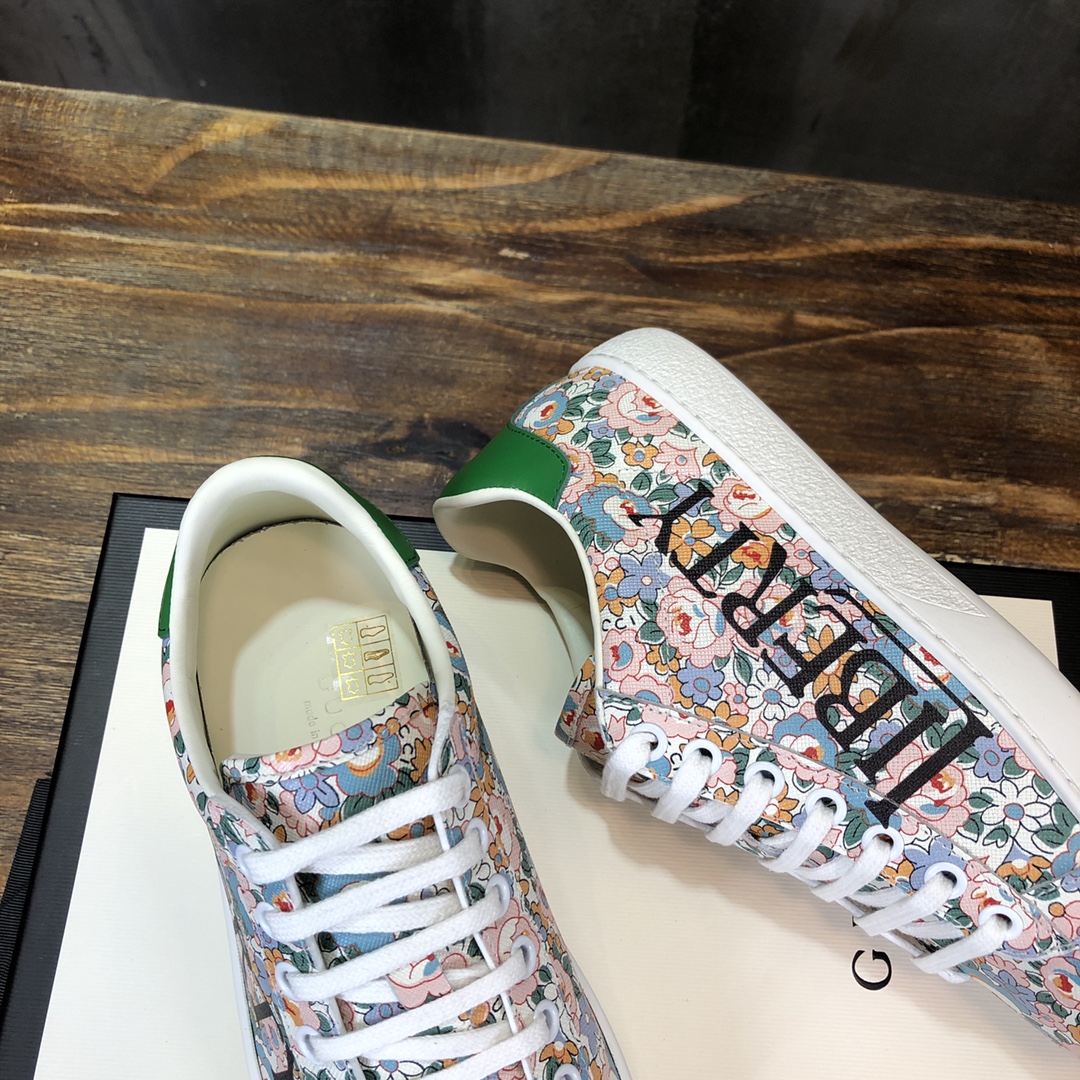 Gucci Ace Liberty Floral - vstockx