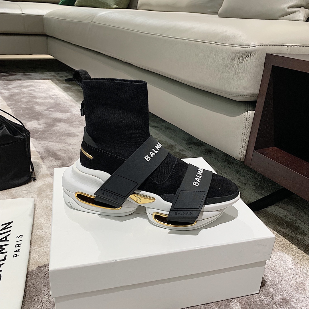 Balmain B-Bold trainers 30 - vstockx