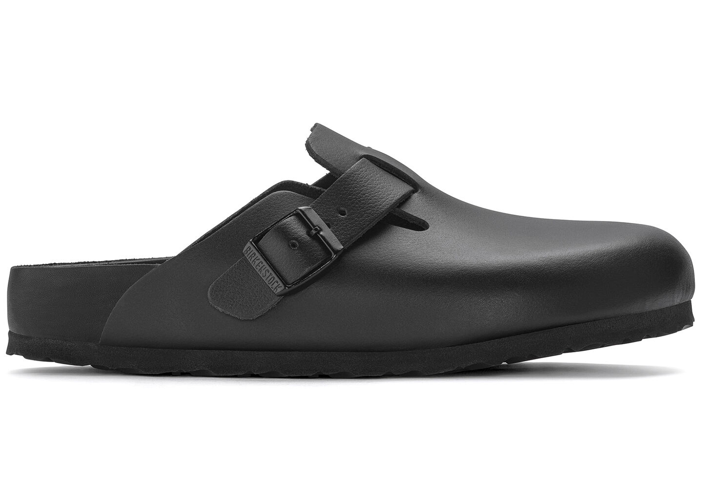 Birkenstock Boston Exquisite Leather Black - vstockx