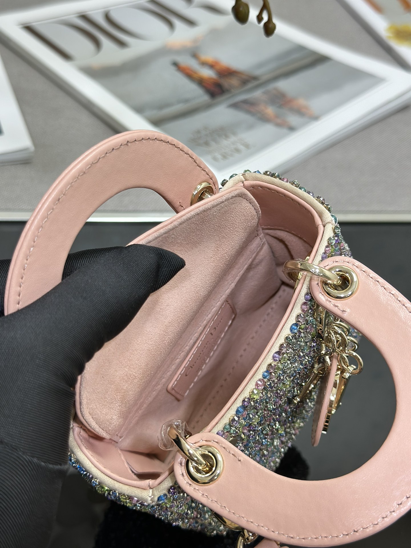 Handbags Lady Dior S0856 size:12*10.5*5 cm - vstockx