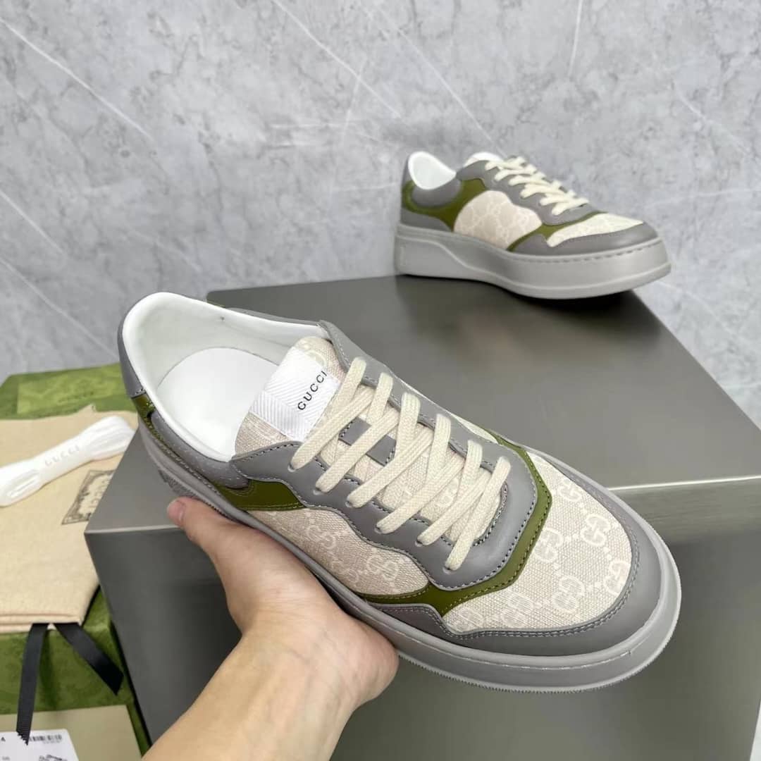 Gucci GG Sneaker White Beige - vstockx
