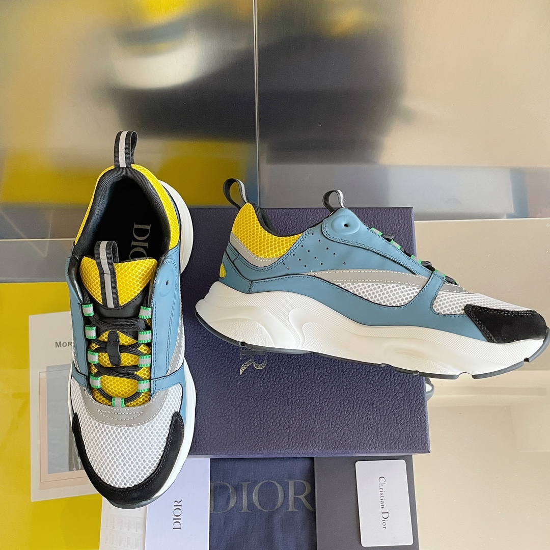 Dior B22 Blue Yellow - vstockx