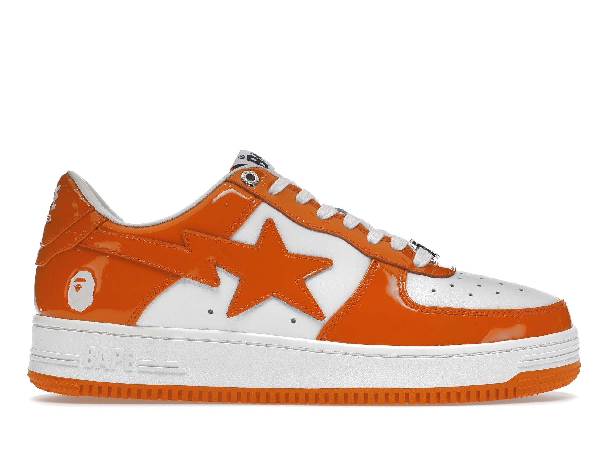 A Bathing Ape Bape Sta Low Orange - vstockx