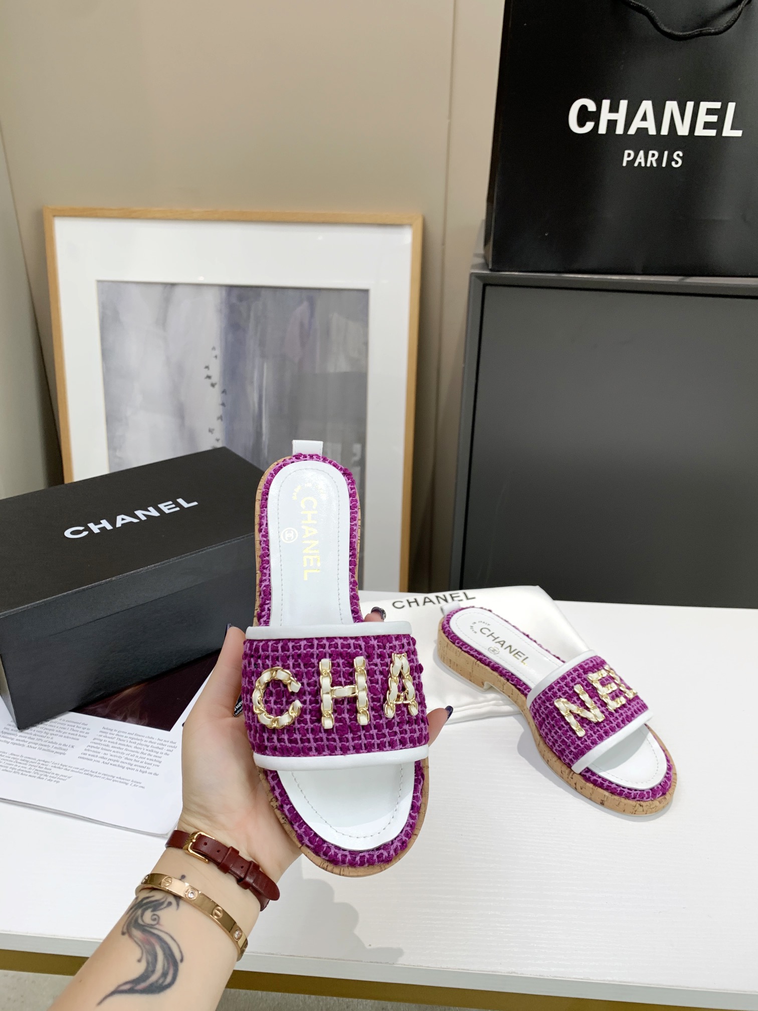 Chanel Slides 21 - vstockx