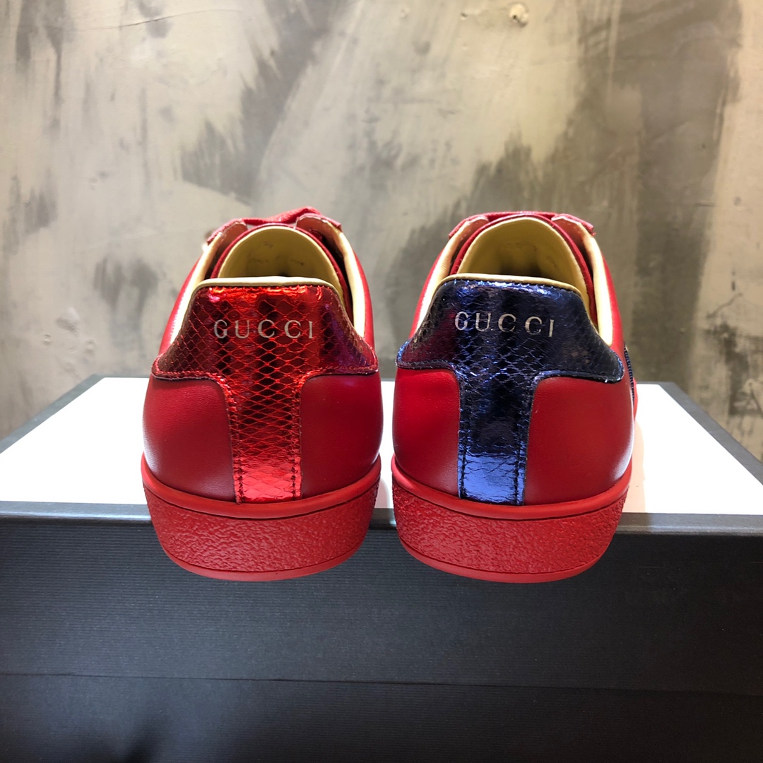 Gucci Ace Embroidered Bee - vstockx