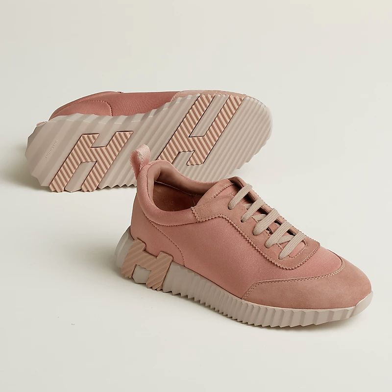 Hermes Bouncing sneaker Rose / Rose Perle - vstockx