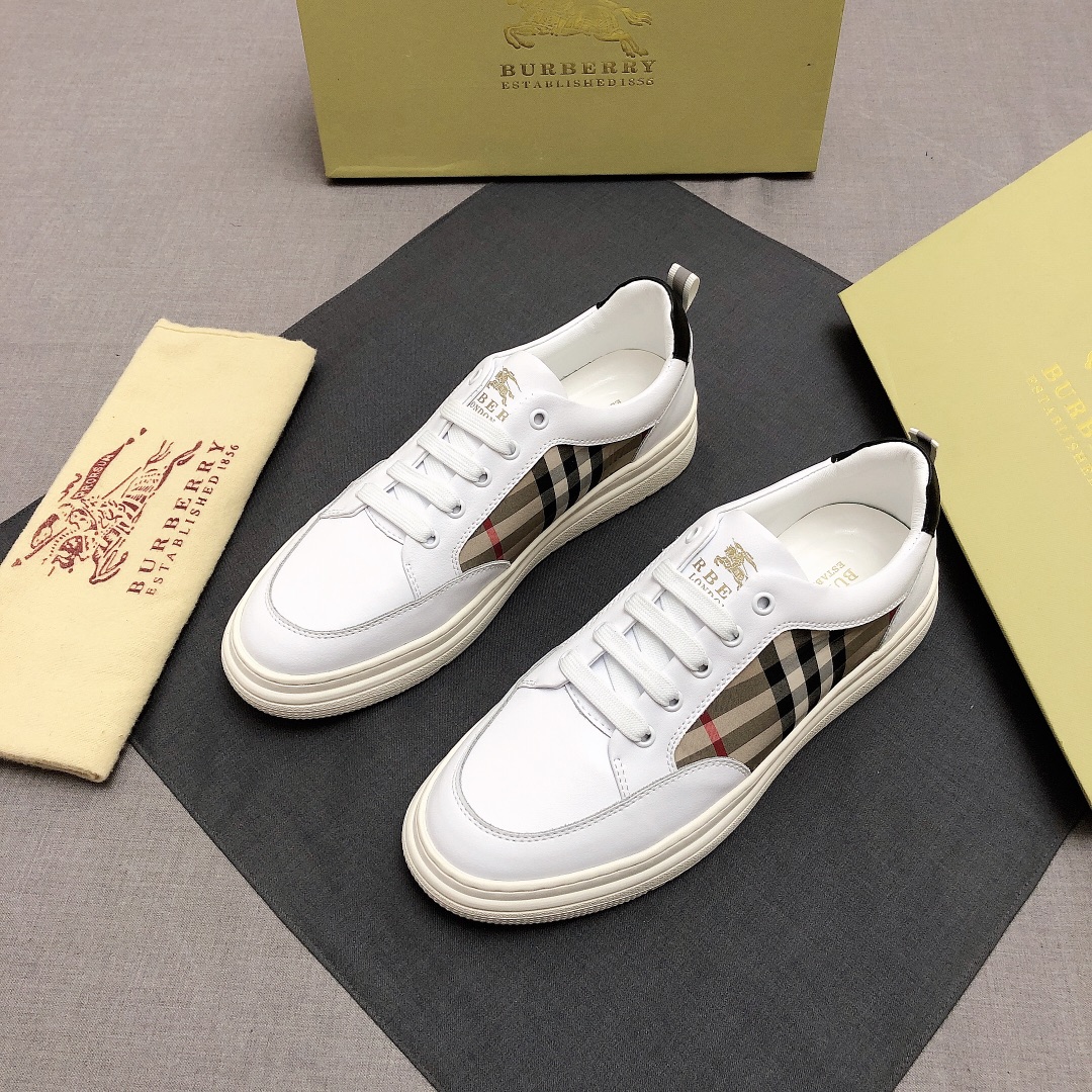 Burberry Perforated Check Sneaker 41 - vstockx