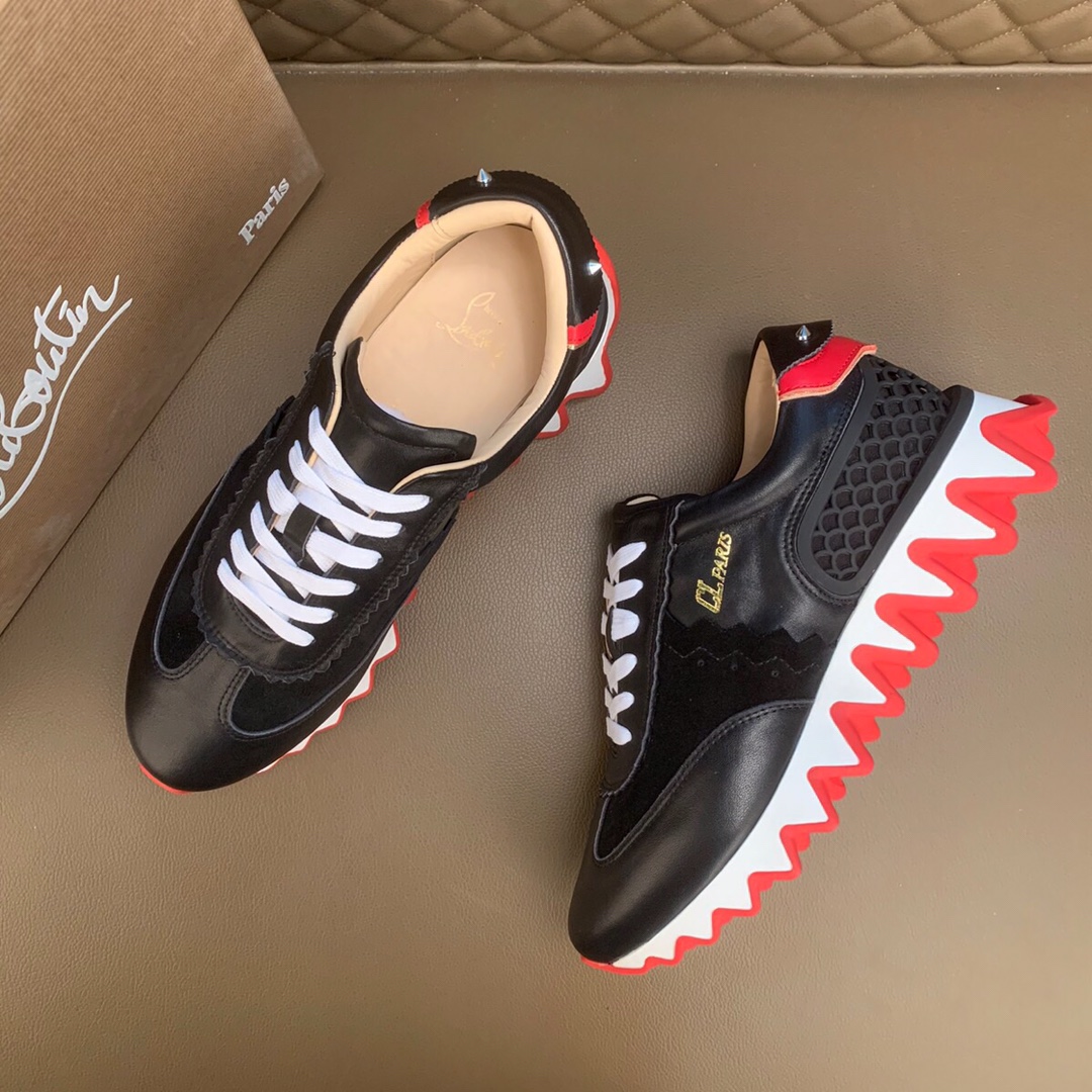 Christian Louboutin Loubishark Flat Sneakers 1 - vstockx