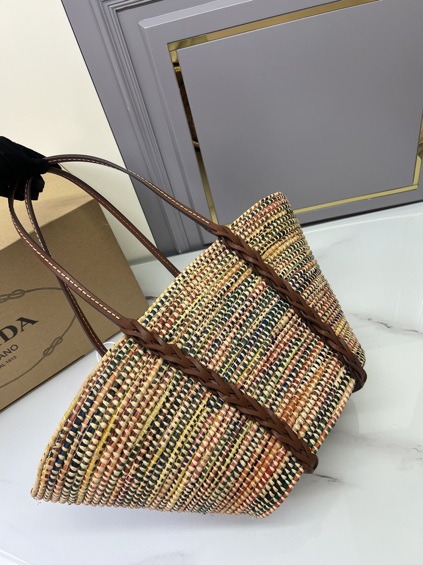 handbags prada Hobo 1BG312 25*25-50*16 - vstockx