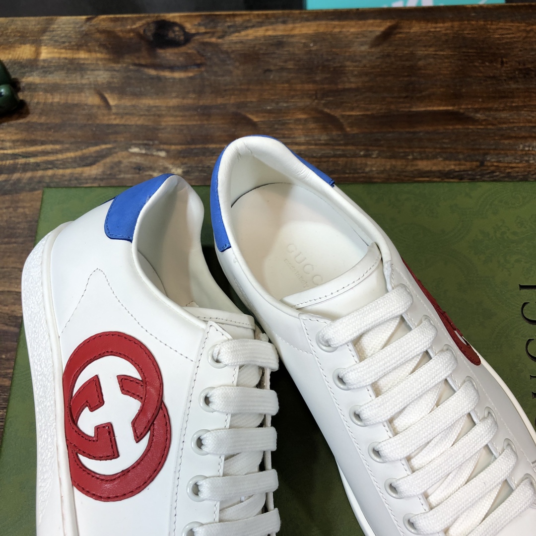 Gucci Ace Interlocking G Red - vstockx