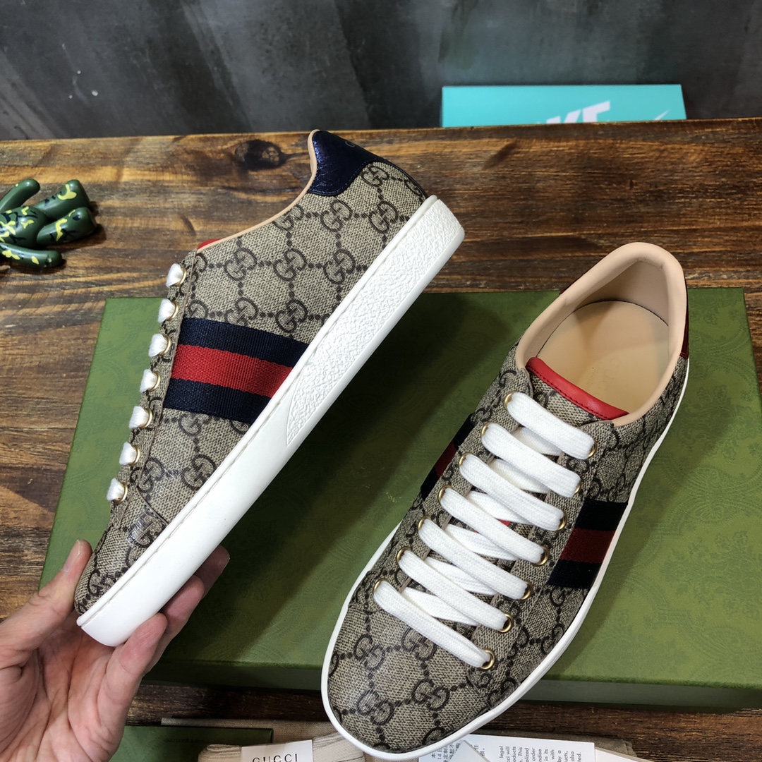Gucci Ace GG Supreme Navy (W) - vstockx