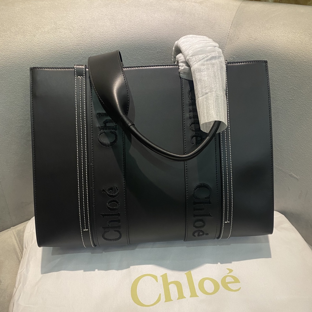 Handbags Chloe Woody Tote 6066 size:37  26  12 cm - vstockx