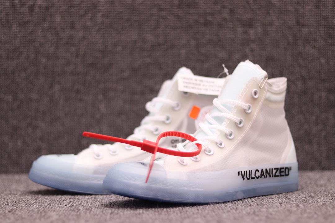 Converse Chuck Taylor All-Star Vulcanized Hi Off-White - vstockx
