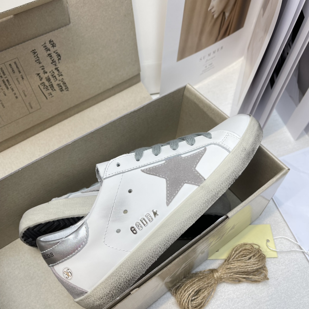 Golden Goose Superstar distressed-finish sneakers 29 - vstockx