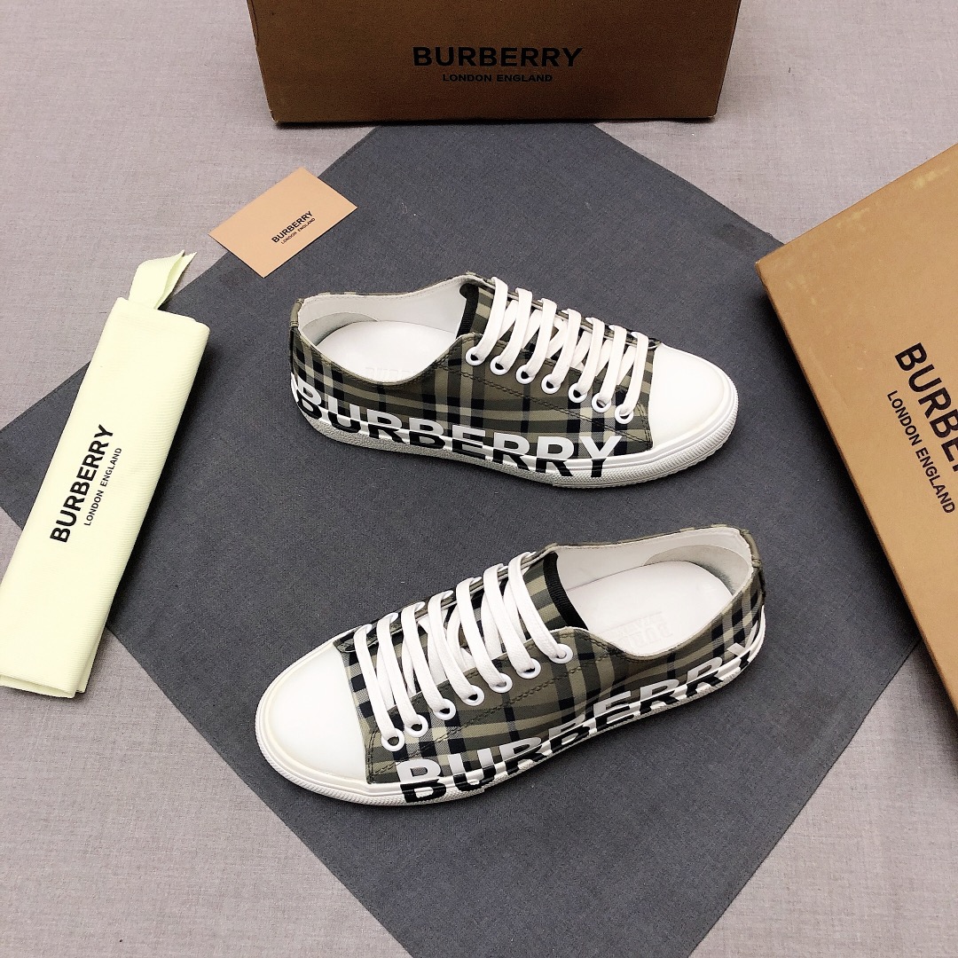 Burberry Perforated Check Sneaker 12 - vstockx