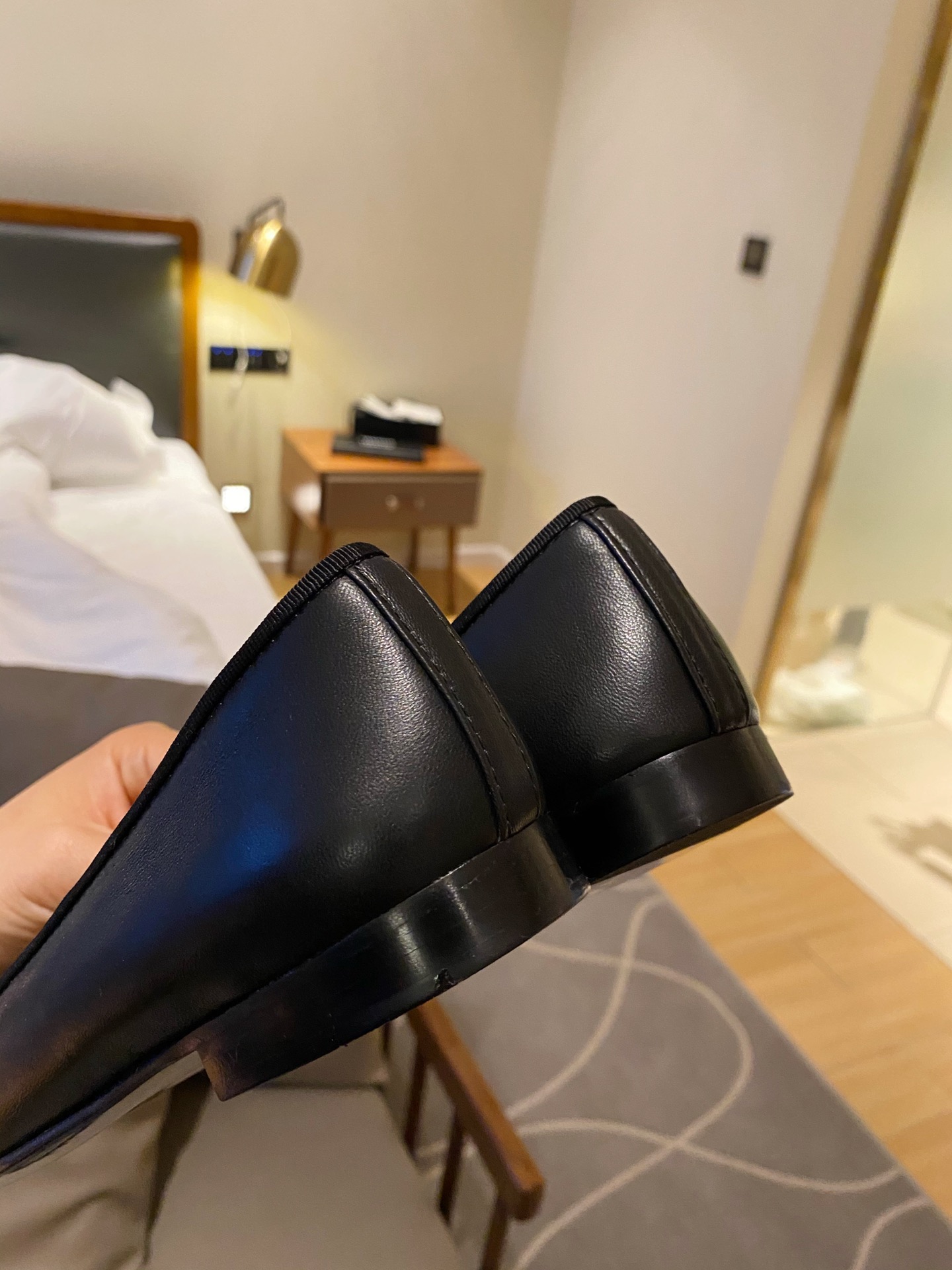 Chanel Ballerinas Fabric & Grosgrain 3 - vstockx