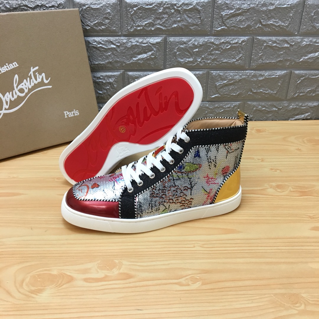 Christian Louboutin Louis Junior Spikes Orlato Flat Sneakers 13 - vstockx