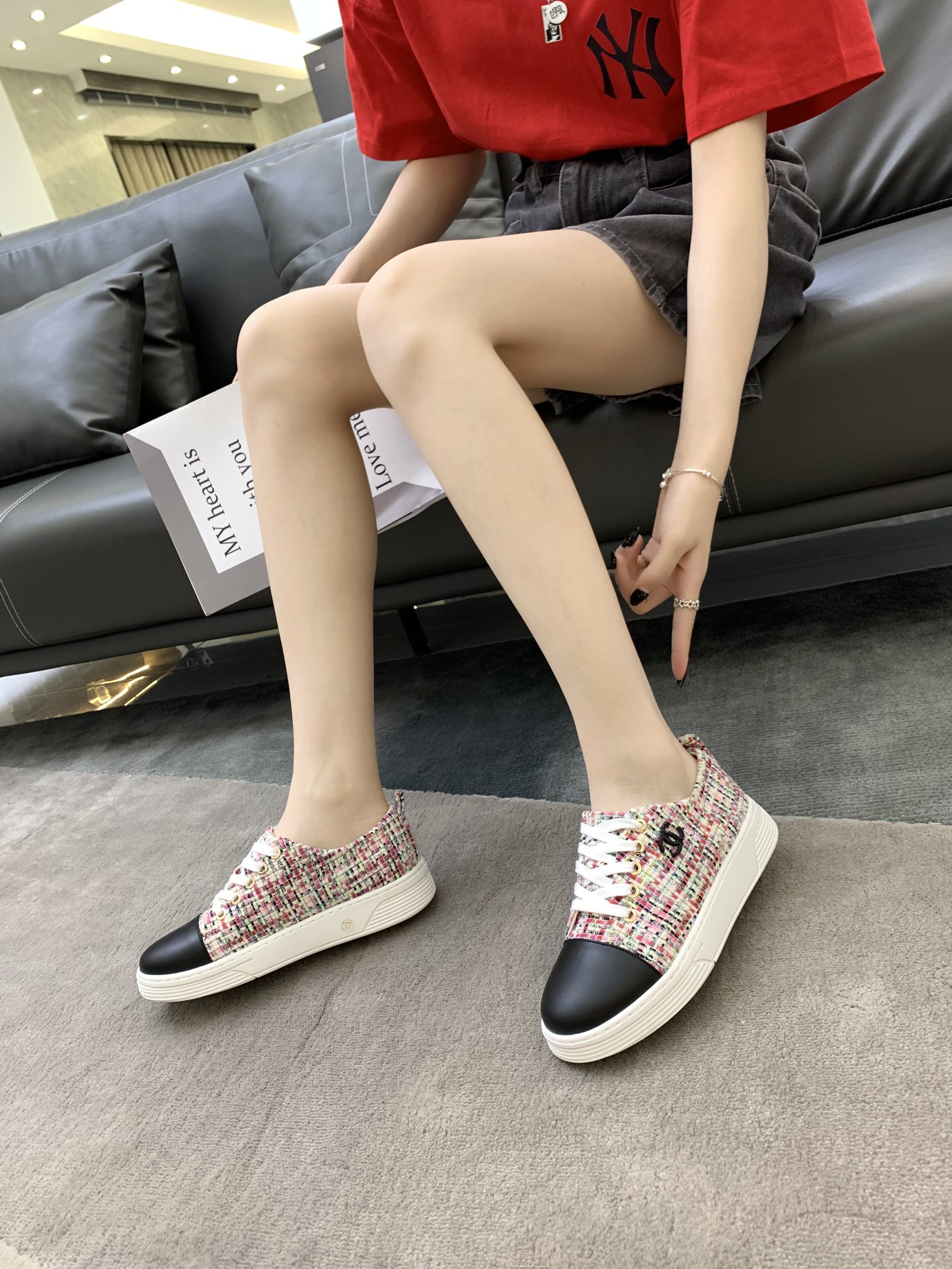 Chanel Platform Sneaker 35 - vstockx