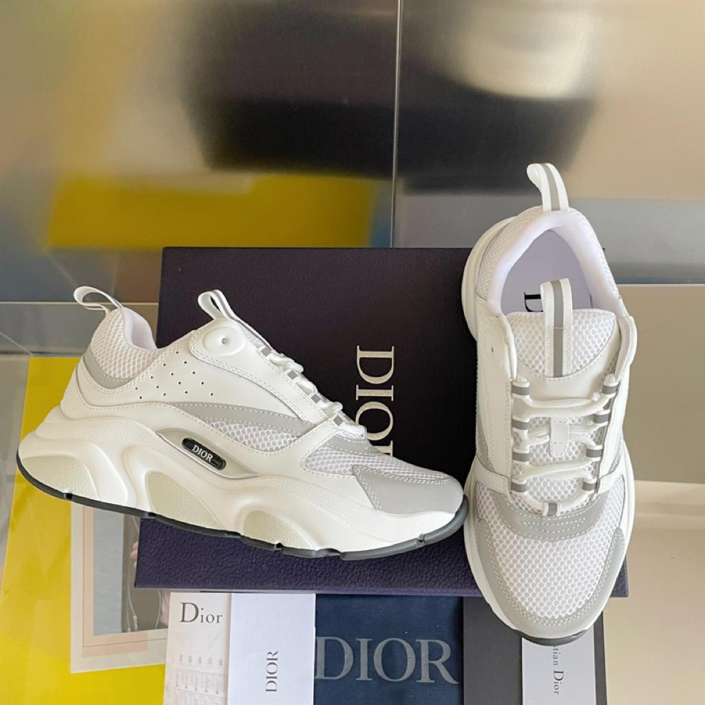 Dior B22 White Silver - vstockx