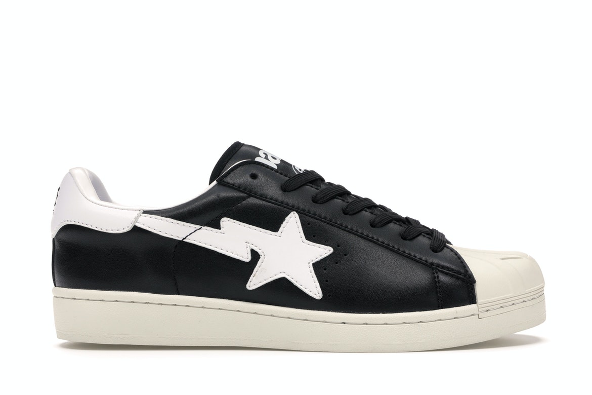 A Bathing Ape Skullsta Black White (2019) - vstockx