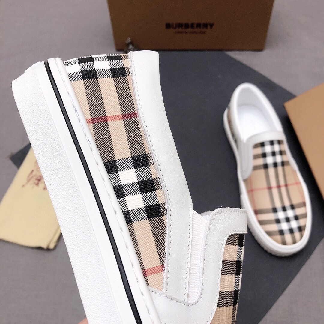 Burberry Perforated Check Sneaker 8 - vstockx