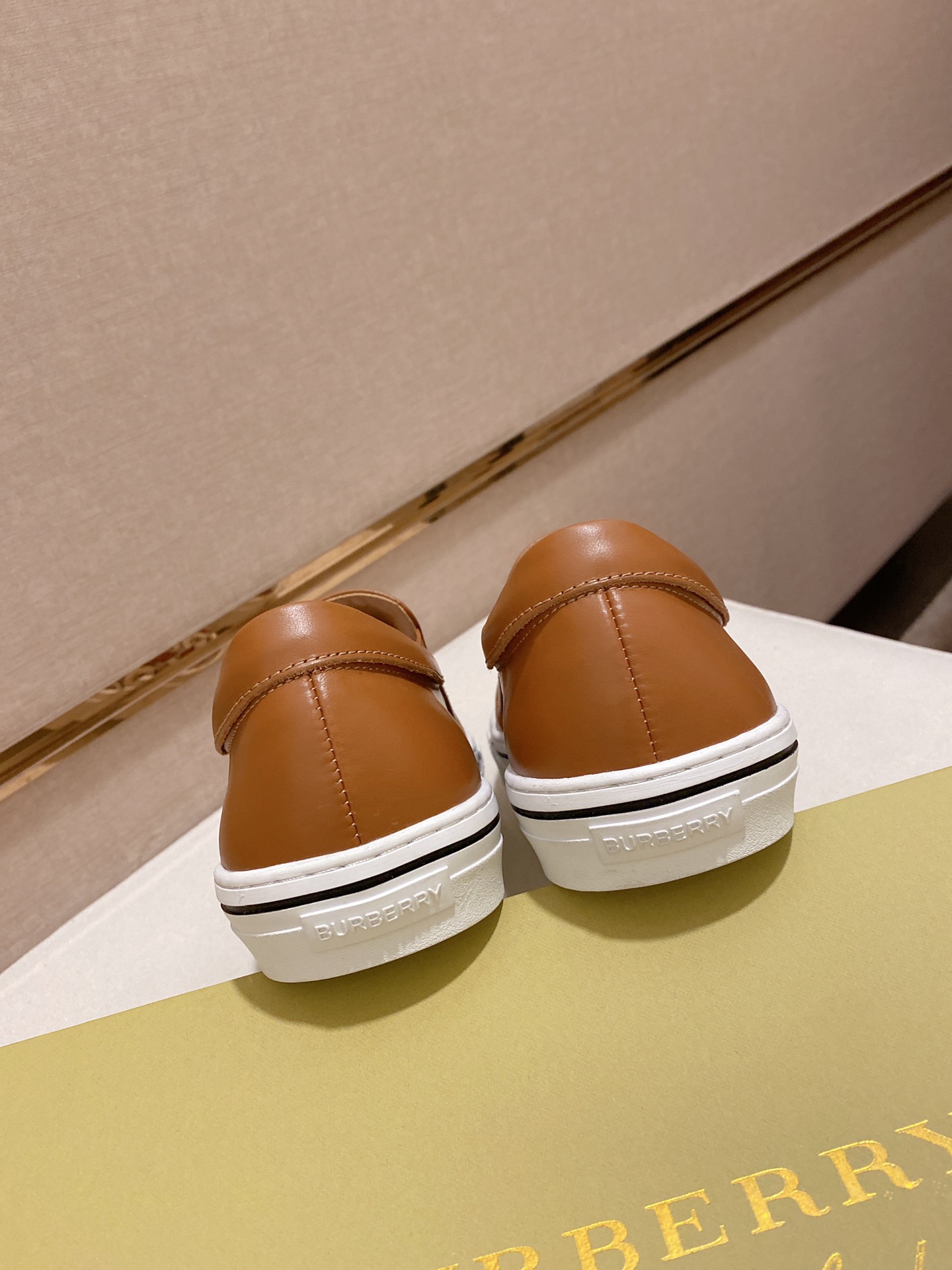 Burberry Perforated Check Sneaker 23 - vstockx