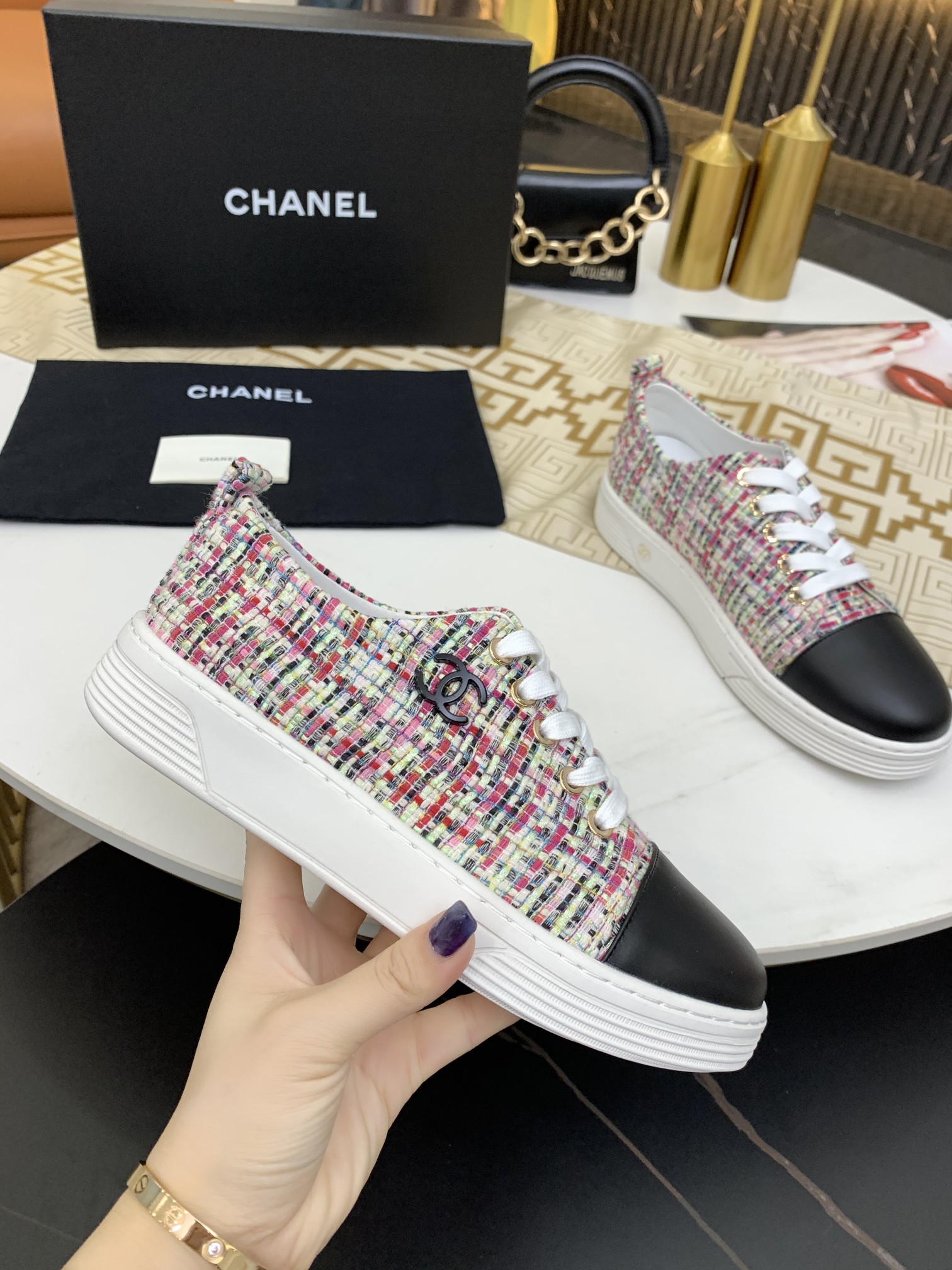 Chanel Platform Sneaker 35 - vstockx