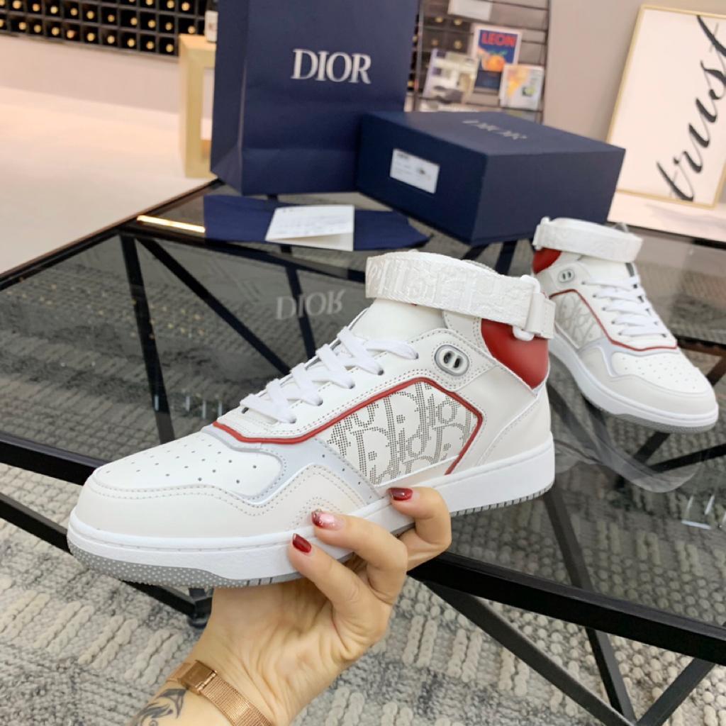 Dior B27 High White Red - vstockx