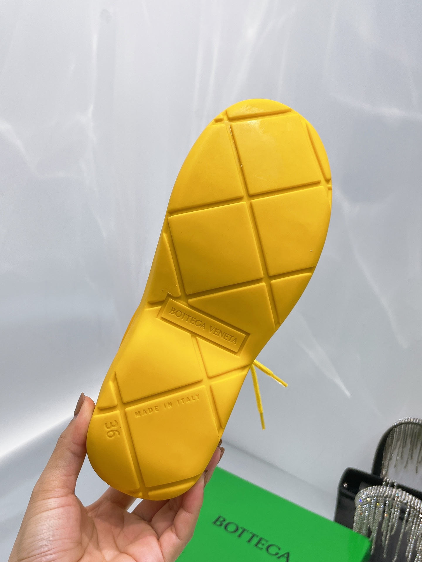 Bottega Veneta Puddle Bomber Lace-up Rubber And Shell Boots 5 - vstockx