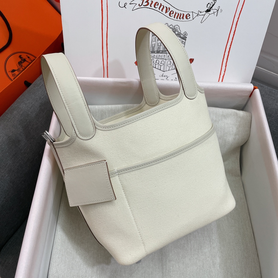 Handbags Hermes cargo picotin size:18 cm - vstockx
