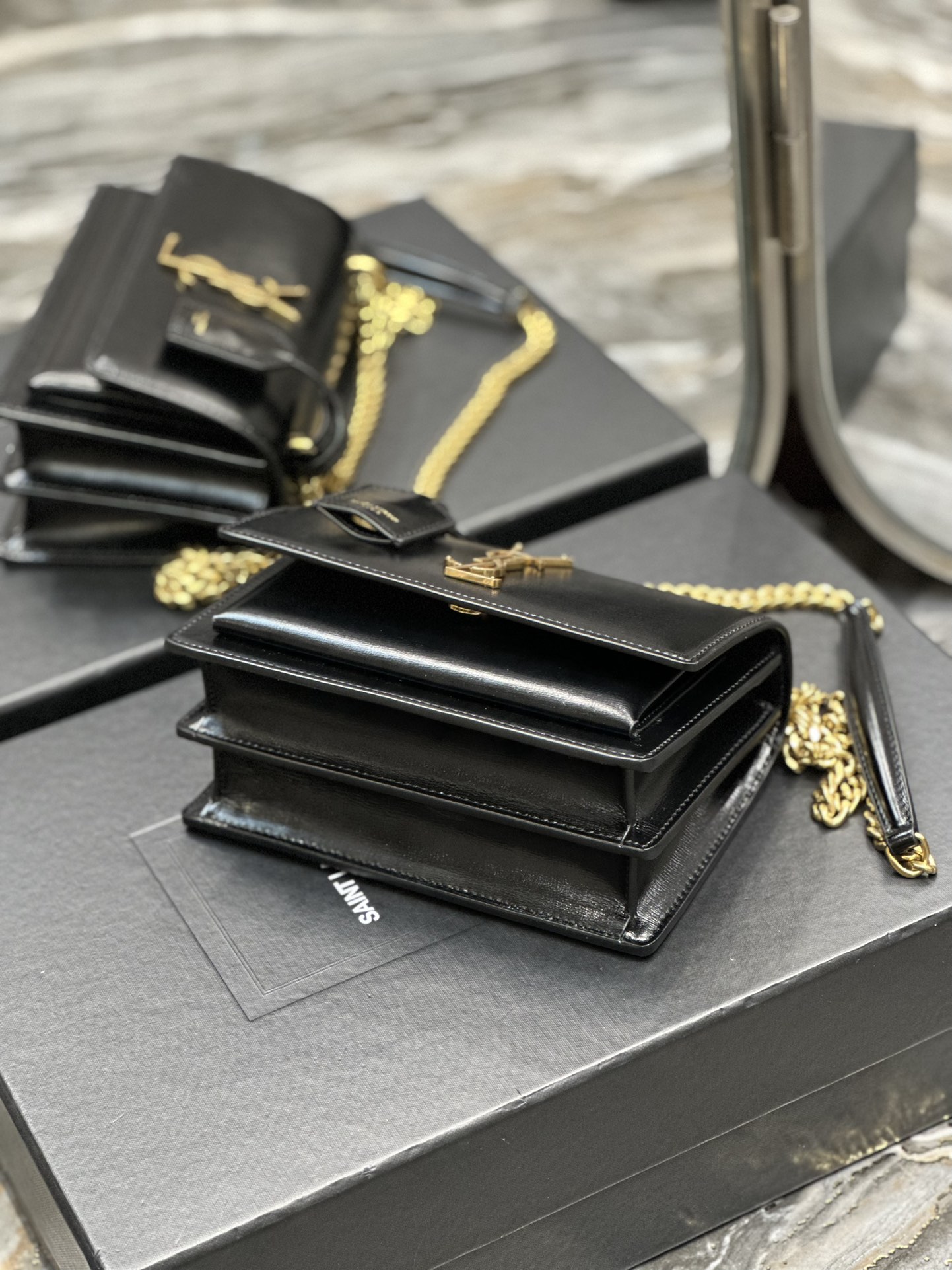 Handbags SAINT LAURENT 441972 size 19  13  8 cm - vstockx