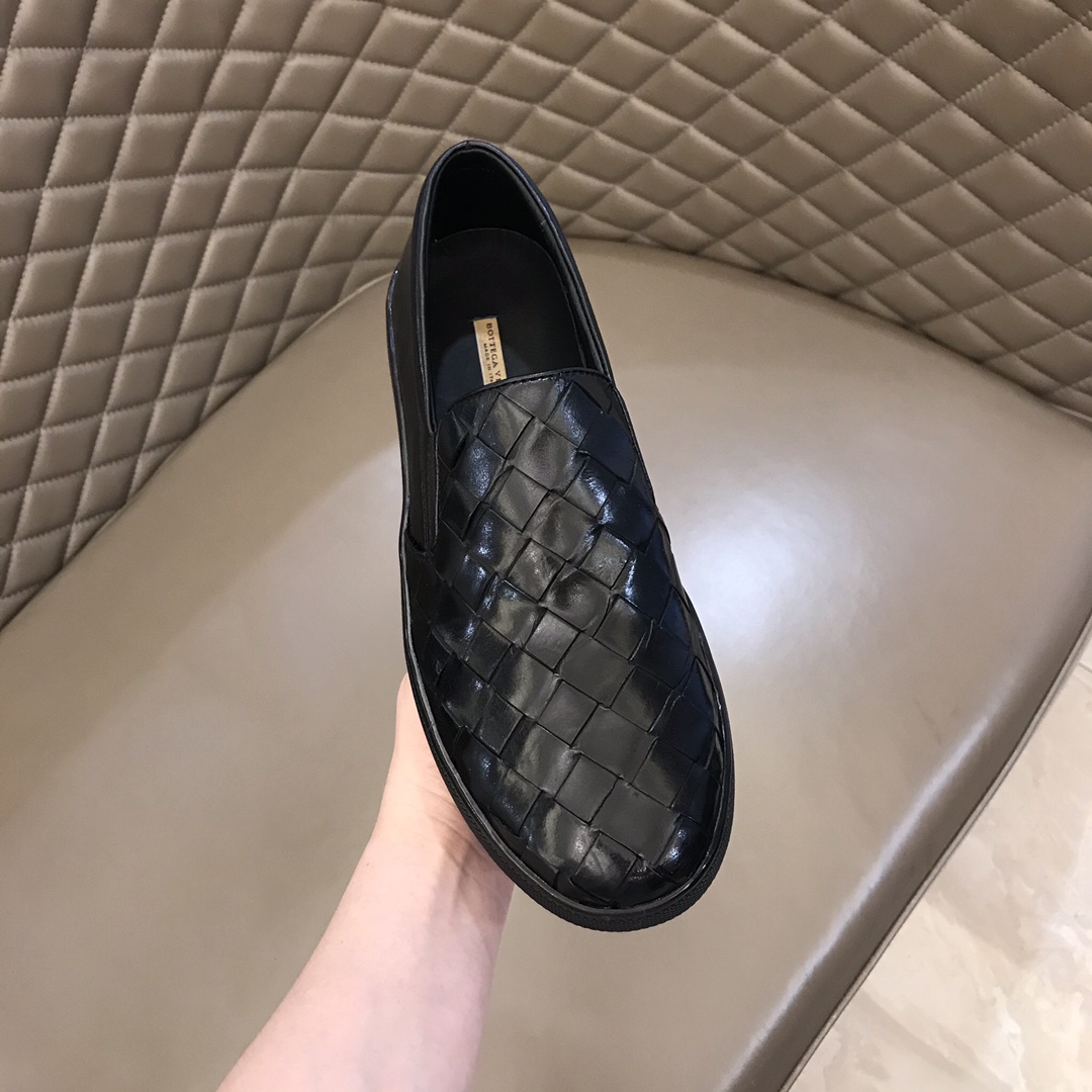 Bottega Veneta Intrecciato Leather Loafers 1 - vstockx