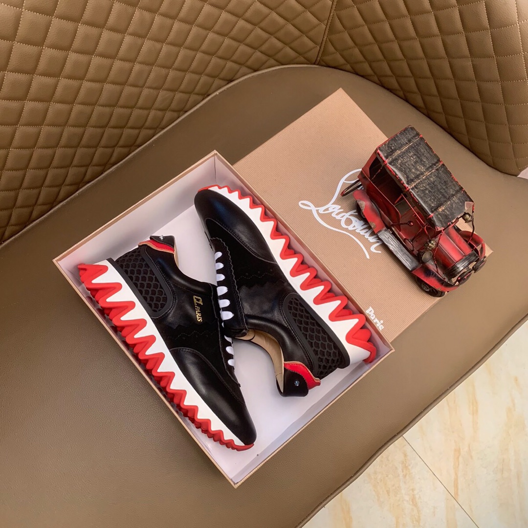 Christian Louboutin Loubishark Flat Sneakers 1 - vstockx