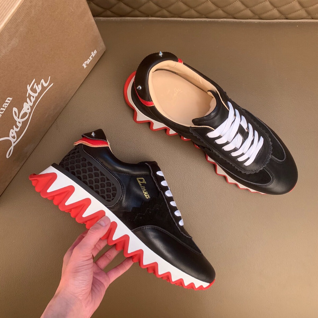 Christian Louboutin Loubishark Flat Sneakers 1 - vstockx