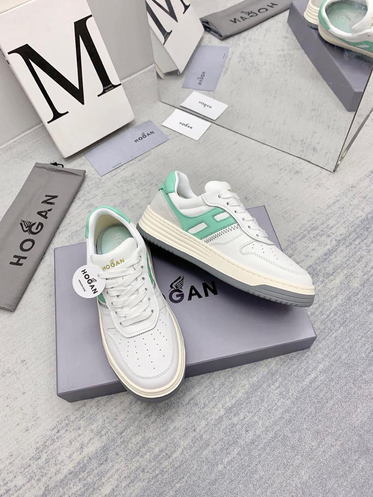 Hogan H630 Green White Grey - vstockx