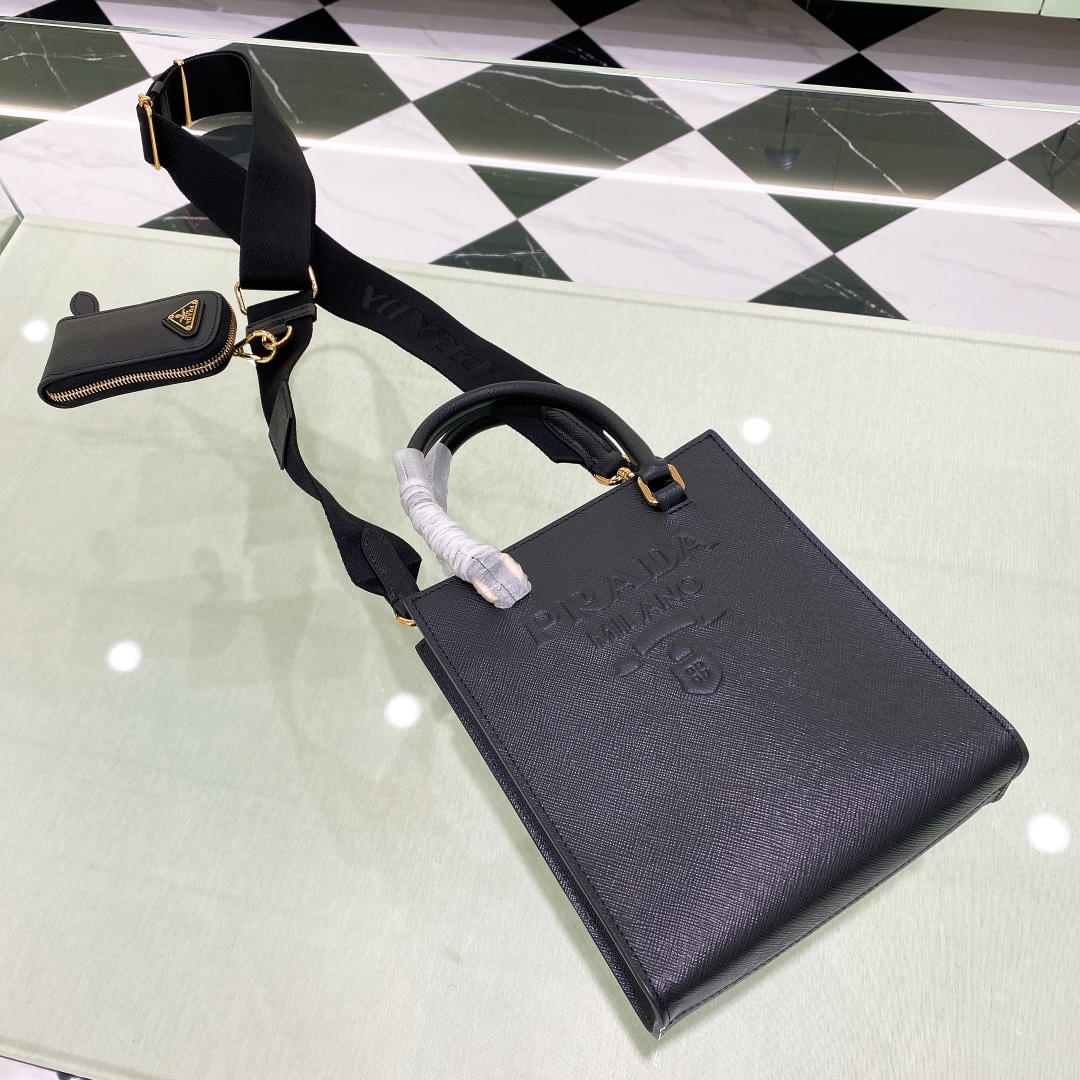 handbags prada 1BA333 size:19*17*6cm - vstockx