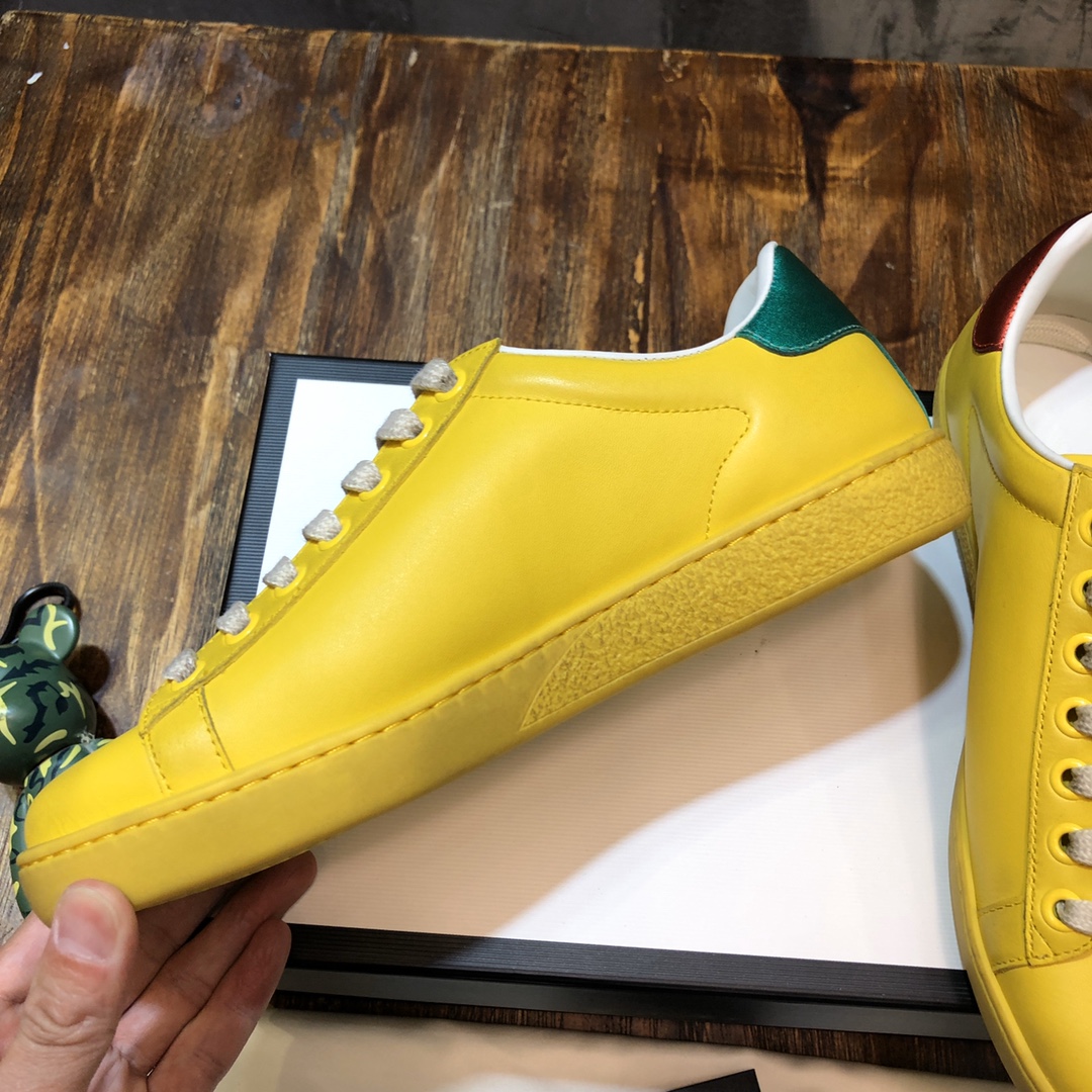Gucci Ace Blade Yellow - vstockx