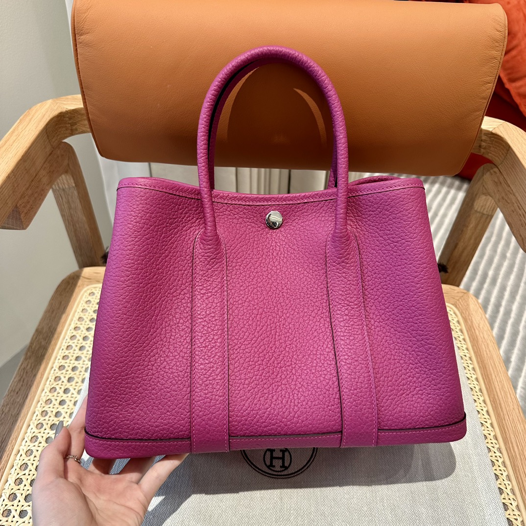 Handbags Hermes Garden Party size:30 cm - vstockx