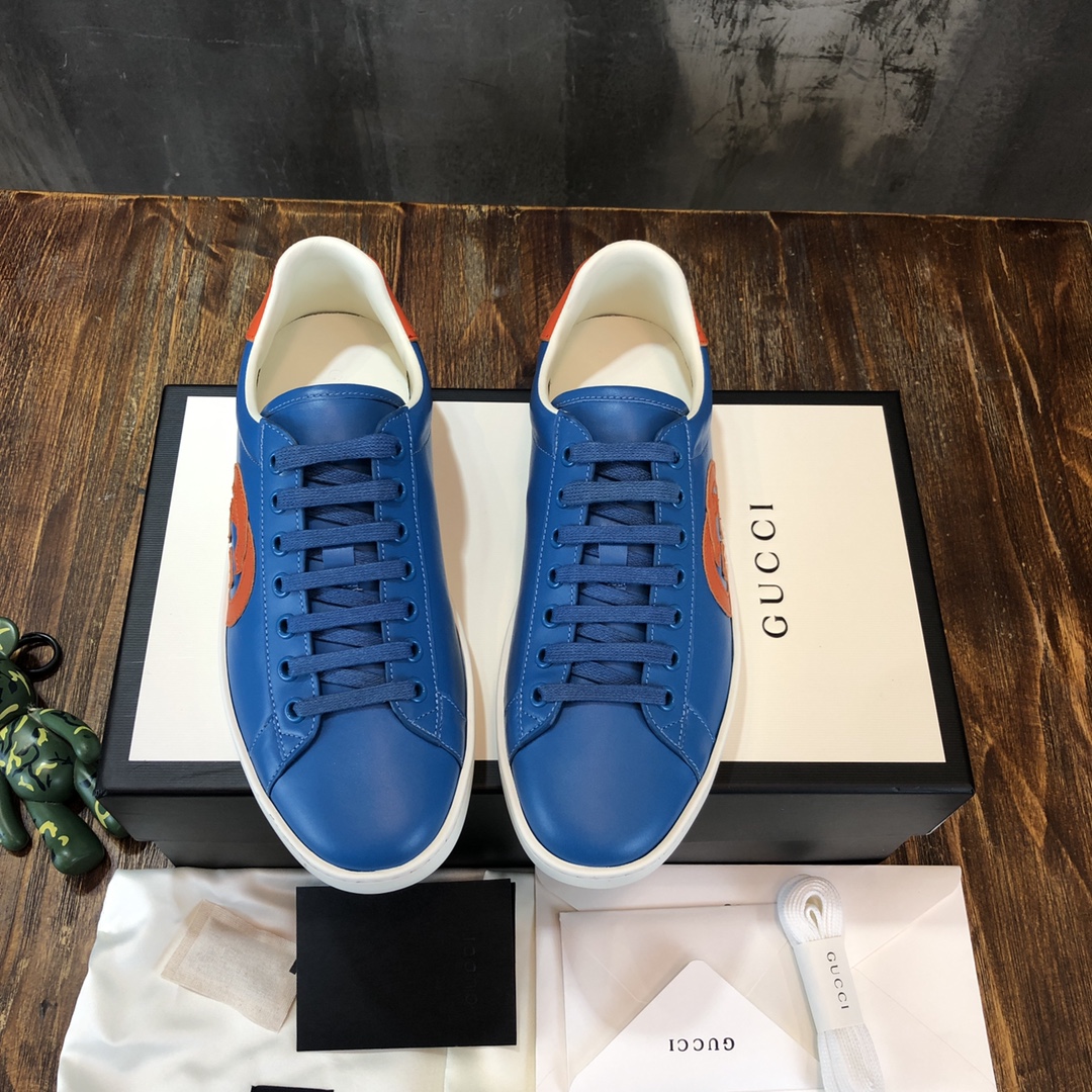 Gucci Ace Interlocking GG Teal - vstockx