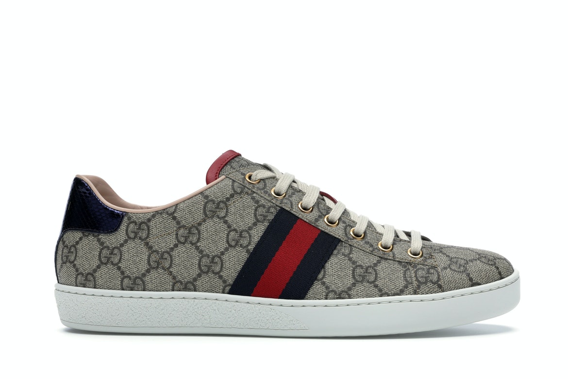 Gucci Ace GG Supreme Navy (W) - vstockx