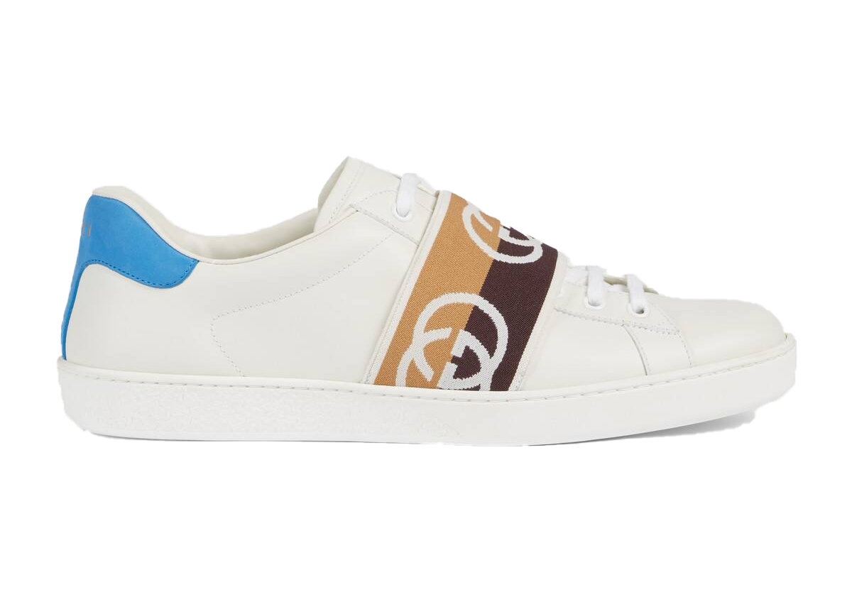 Gucci Ace Brown Interlocking G - vstockx