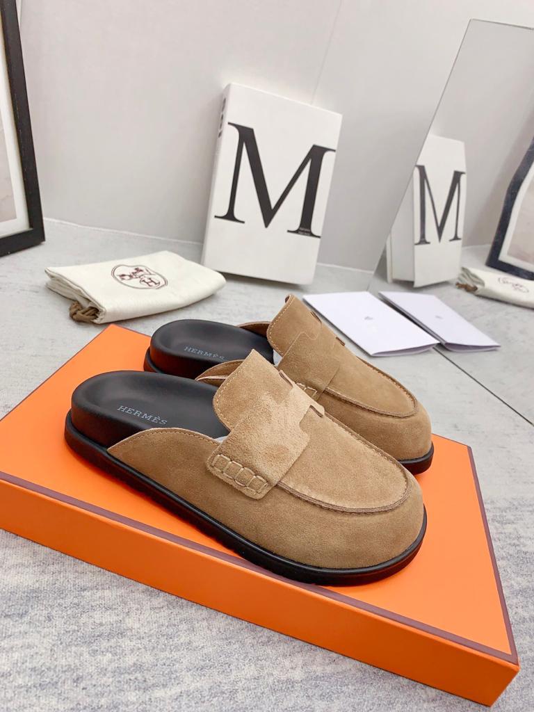 Hermes Go mule Beige Argile - vstockx